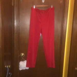 ❤️ red dress pants go with the red jacket ❤️